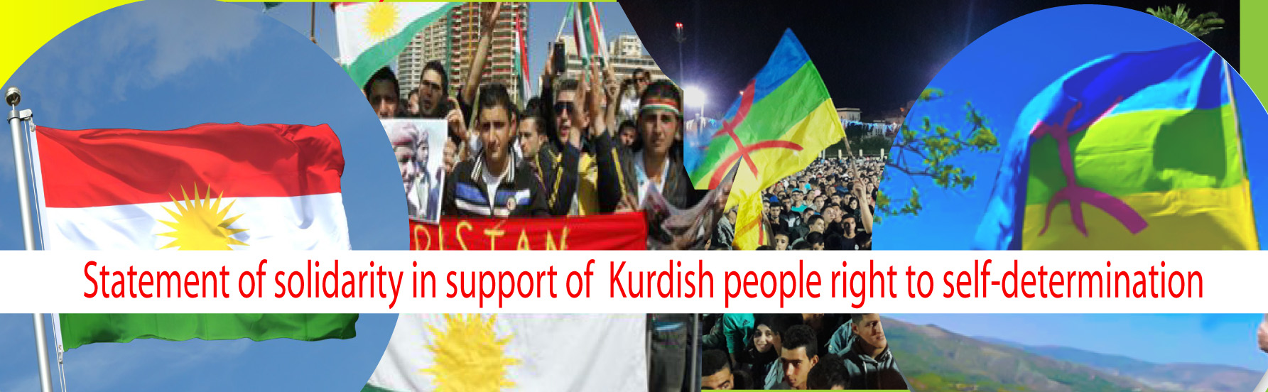 Statement of solidarity in support of  Kurdish people right to self-determination